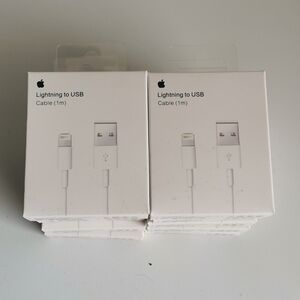 LIGHTNING TO USB CABLE (1m) Pack of 10